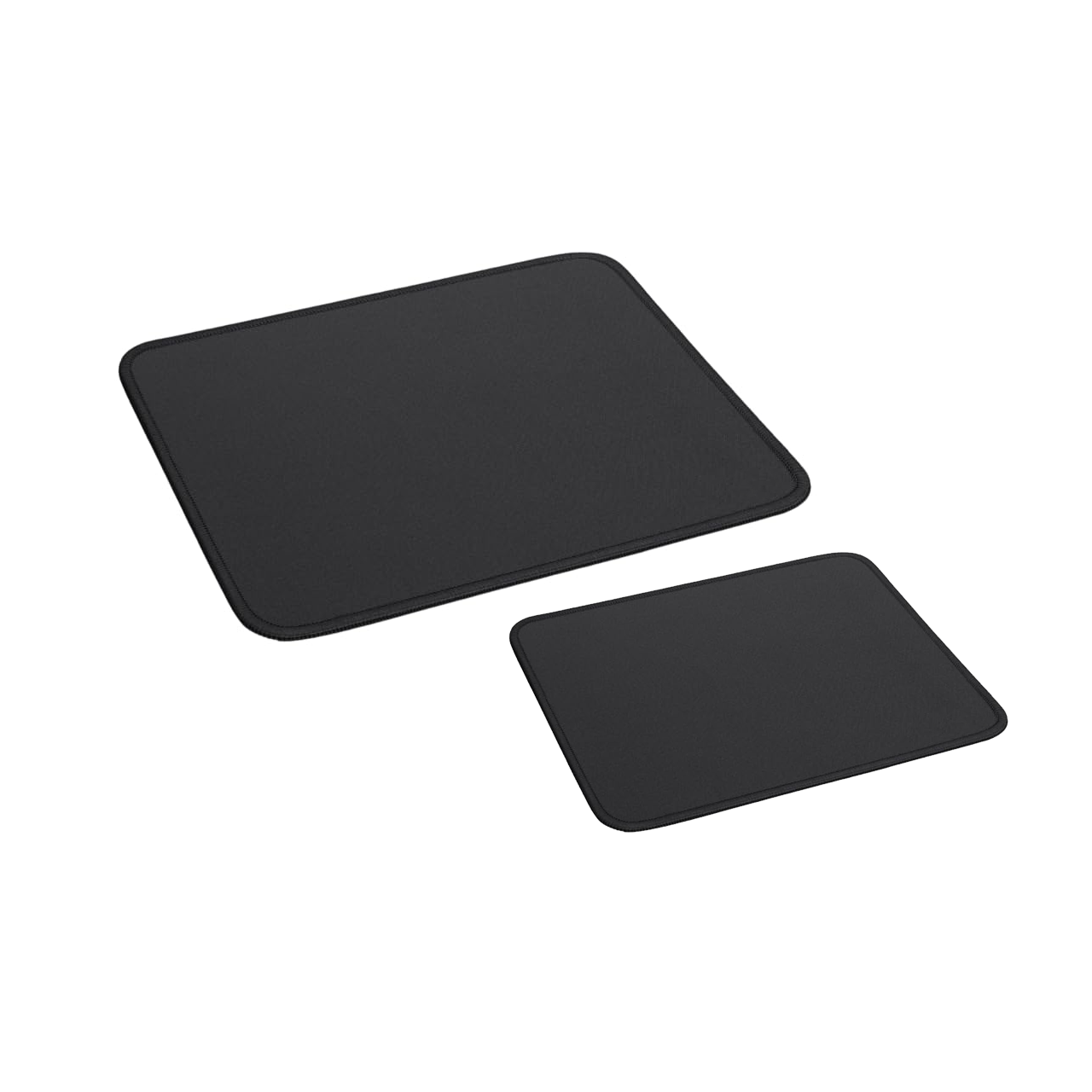 Logitech Premium Anti-Slip Black Mouse Pad |Smooth Tracking Surface|Durable Stitched Edges| Non-Slip Rubber Base|Optimized for All Mouse Types