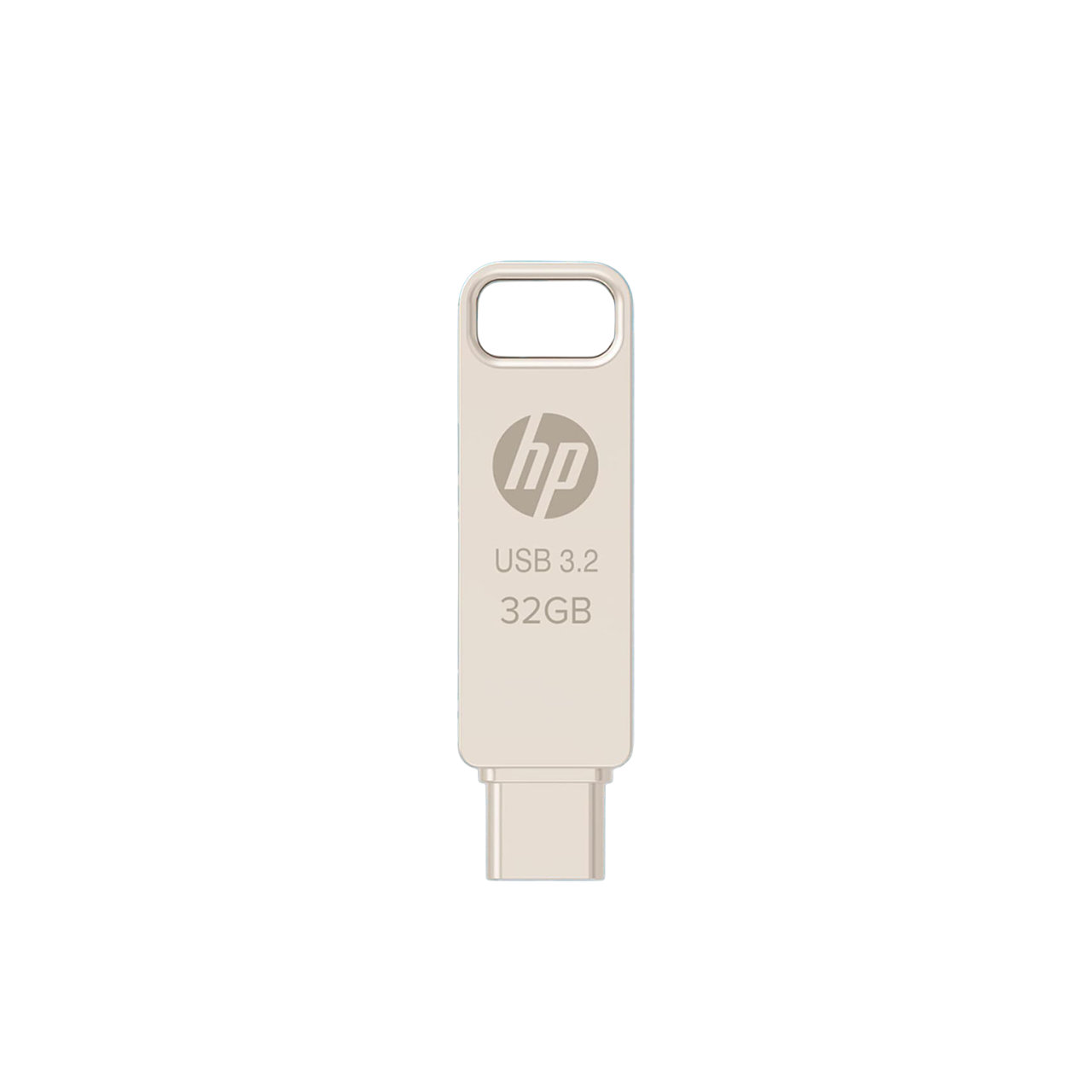 HP 886C 32GB OTG USB 3.2 Flash Drive – High-Speed Dual-Interface Storage| Compact Portable Design| Premium Gold Finish for Smartphones| Tablets & PCs