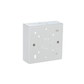 D‑Link RJ45 Back Box | Surface Mount Network Box for Single & Dual Faceplates, ABS Plastic Flame-Retardant Compatible with Cat5e/Cat6 Keystone Jacks | Home & Office Networking