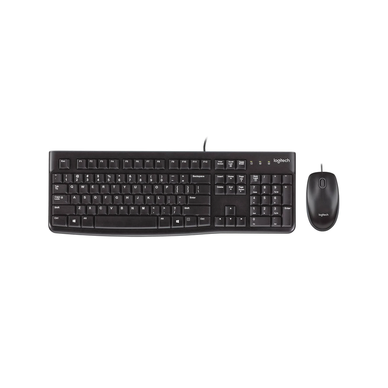 Logitech MK120 Wired USB Keyboard and Mouse Combo