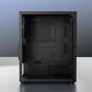 daWg V Series 110 Mini Tower Gaming Cabinet (Black) | mATX & Mini-ITX Support | USB 3.0 | 120mm Rear Fan | PC Computer Case