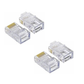 D‑Link Cat6 RJ45 Keystone Jack | Punch-Down Network Connector, T568A/T568B Wiring Compatible, Gold-Plated Contacts, Durable ABS Housing for LAN, IP Cameras & Office Networks