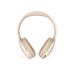 FINGERS Rock-n-Roll H6 On-Ear Bluetooth Headphones with Mic |12 Hours Playtime, 40mm Neodymium Drivers, Leatherette Headband, Bluetooth® v5.4 | FM Radio | MicroSD | AUX| Beige