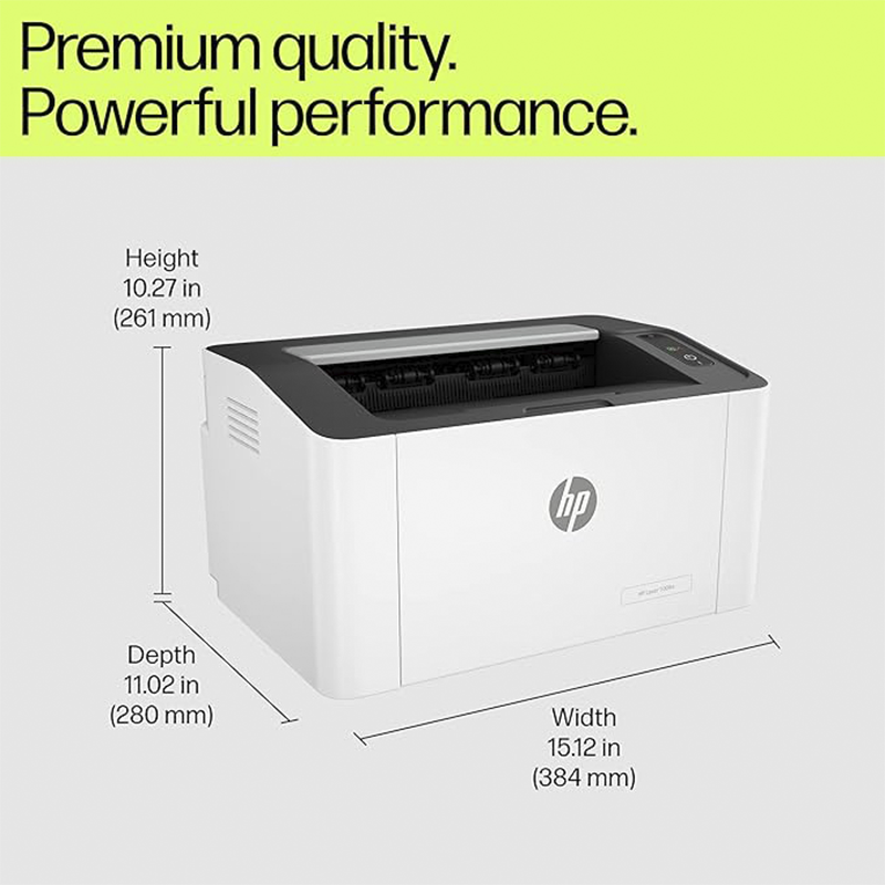 HP Laser 1008w Monochrome Laser Printer with Wi-Fi & USB Connectivity, Single-Function, Fast 20 PPM Printing for Home & Office