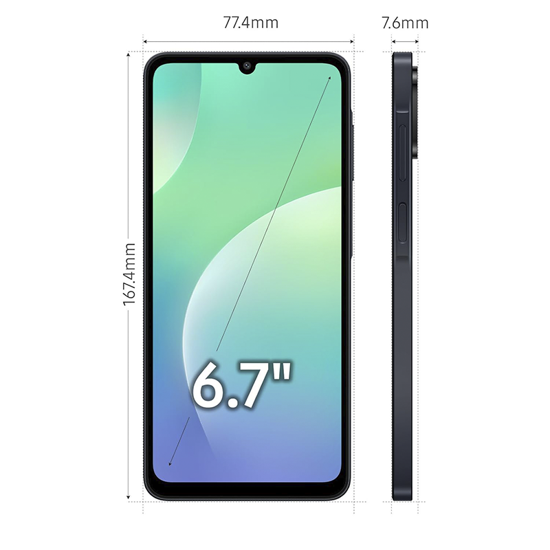 Samsung MO7 4G Smartphone – MediaTek Helio G99, 4GB RAM, 64GB Storage, 6.7" HD+ 90Hz Display, 50MP Dual Camera, 5000mAh Battery, Android 15