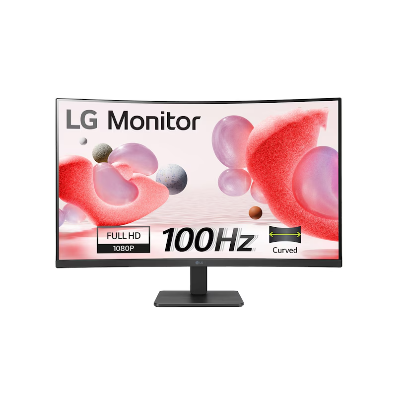 LG 32MR50C-B.ATRQ | 32-inch Curved Monitor | Full HD Display | 100Hz Refresh Rate | Eye Comfort Technology | HDMI Connectivity | Ultra Slim Design