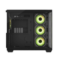daWg X Series 678 Computer Case (Black) | Mid Tower PC Cabinet | Micro-ATX & Mini-ITX Compatible | Durable Metal Chassis | Home, Office & Gaming PC Build