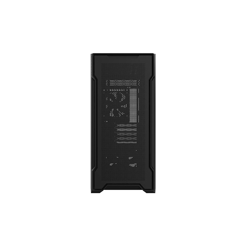 Gigabyte GB-C102G Black Mid-Tower PC Cabinet with Tempered Glass Side Panel – ATX/mATX/mITX Support, USB 3.0 Ports