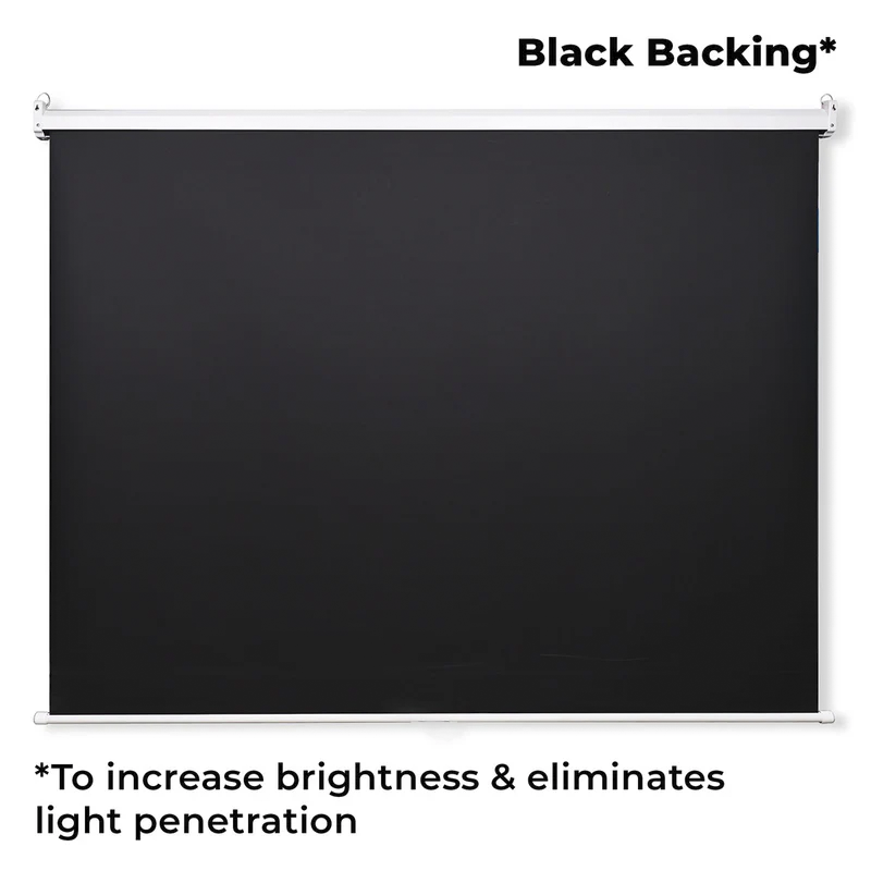 ZEBRONICS ZEB-PSM100A 100 Inch Motorized Projector Screen – Remote Controlled, Matte White High-Gain Surface, Wall/Ceiling Mount for Home Theater, Classroom, Office, and Auditorium Use