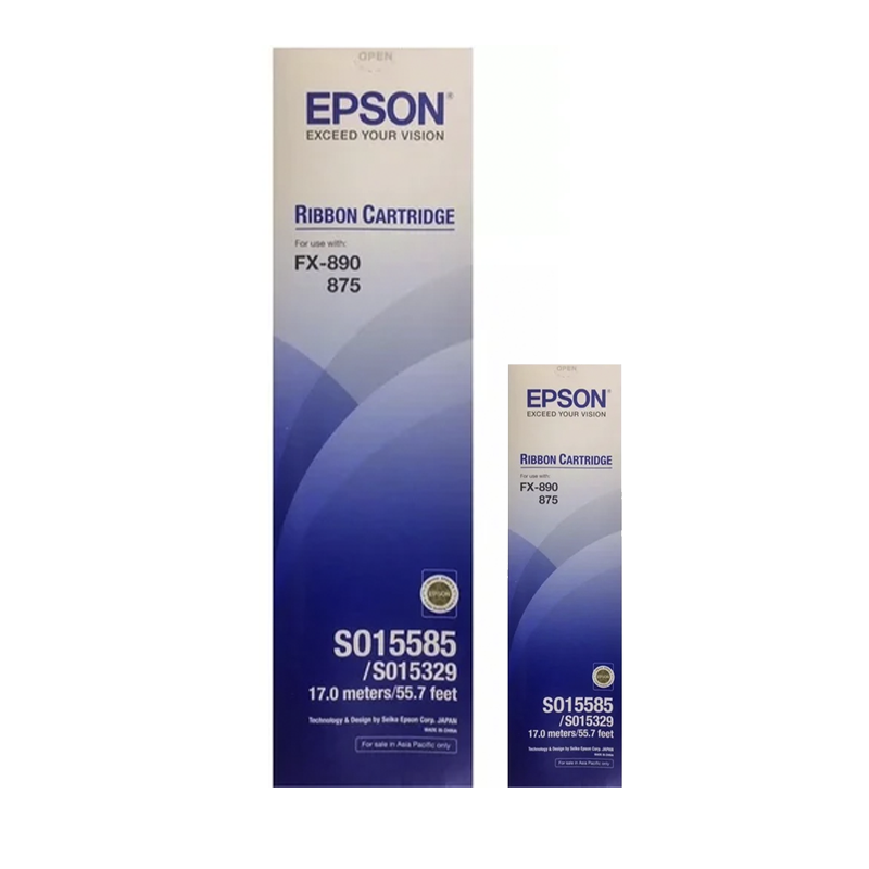 Epson LX-310 Ribbon Cartridge – High-Quality Black Fabric Ribbon for Dot Matrix Printers, Compatible with Invoices, Receipts, Multi-Copy Forms, and Continuous Stationery Printing