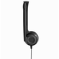 EPOS PC 3 CHAT Lightweight Wired Headset with Noise-Canceling Mic for Online Classes – Black