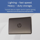 HP P900 Portable SSD 512GB | Ultra-Fast External Storage Drive | USB 3.2 Gen High-Speed Performance | Compact Metal Body Design | Reliable Data Backup Solution | Portable Solid State Drive for Laptop & PC