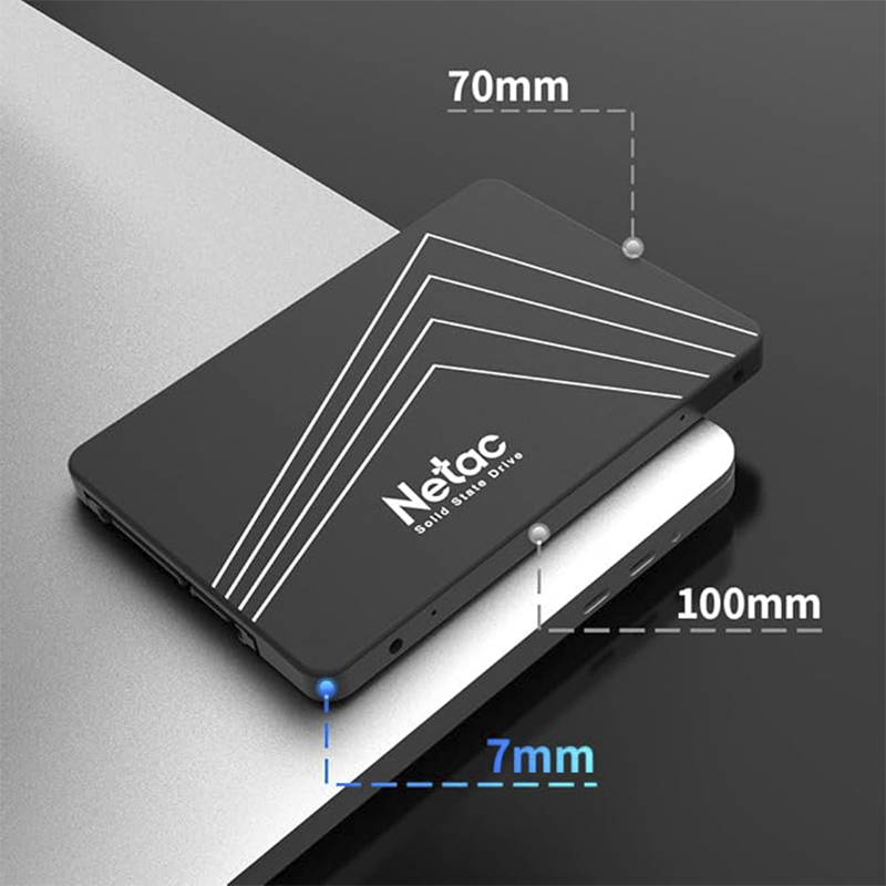 Netac 240 GB 2.5″ SATA III Internal SSD – SA500 / N535S Series, 3D‑NAND, SATA 6 Gb/s, 2.5″ Form Factor