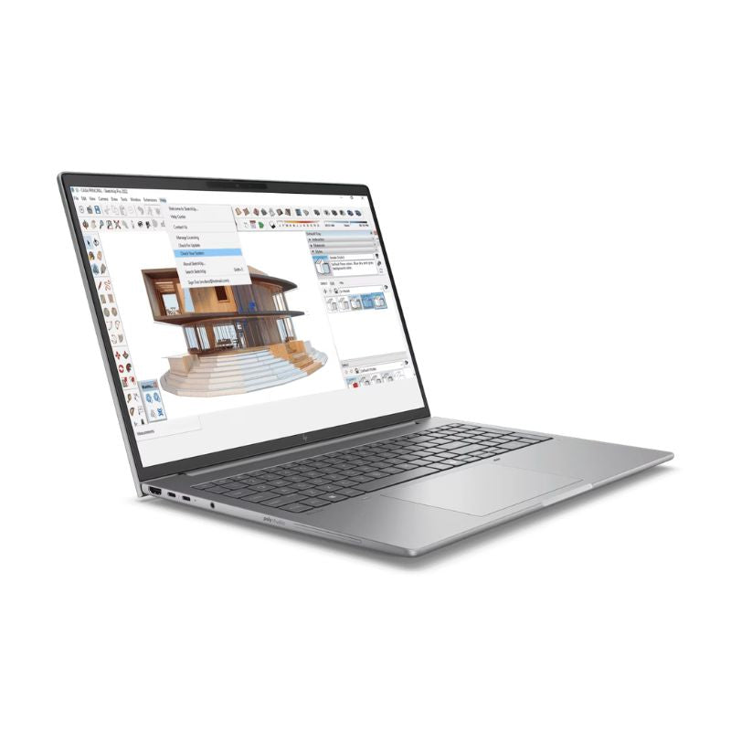 HP ZBook 8 G1i Mobile Workstation | Intel Core Ultra 7 255H | 16GB DDR5 5600MHz | 1TB SSD | NVIDIA RTX A500 4GB | Windows 11 Pro 64-bit | 3 Years Warranty