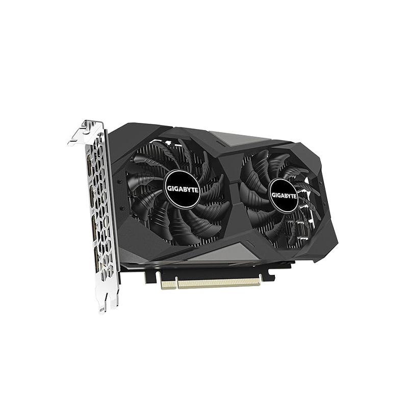 Gigabyte GeForce RTX 3050 6GB GDDR6 Windforce OC Graphics Card (GV-N3050WF2OC V2-6GD) | Dual-Fan Cooling | Ray Tracing & DLSS Support | High-Performance 1080p Gaming GPU for Smooth Gameplay and Creative Workloads