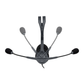 Logitech H111 Wired On Ear Headphones With Mic Black