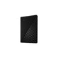 Western Digital My Passport | 1TB External HDD | 2.5" Portable | USB 3.2 Gen 1 | Black | WDBYVG0010BBK