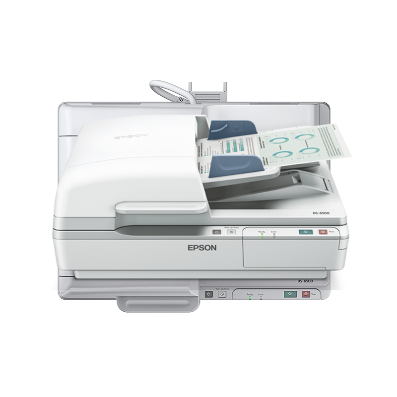 Epson DS-6500 A4 Color Document Scanner – High-Speed Sheet-Fed Scanner with ADF | Duplex Scanning | USB Connectivity | Office & Business Scanning Solution