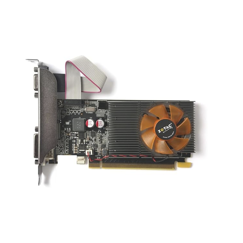 ZOTAC GeForce GT 710 2GB DDR3 Graphics Card | Low-Profile| Silent Cooling| HDMI/DVI/VGA Support | Ideal for Everyday Computing| Display Expansion & Multimedia