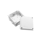Solix CCTV Back Box 4.5×4.5 Inch LM | Waterproof PVC Junction Box for Camera Wiring & Connections | Indoor/Outdoor Use