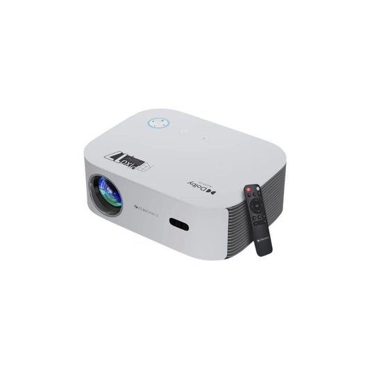 ZEBRONICS Pixaplay 17 Smart LED HD Projector White/Grey | Full HD Support, Built-in Speaker, WiFi & Bluetooth