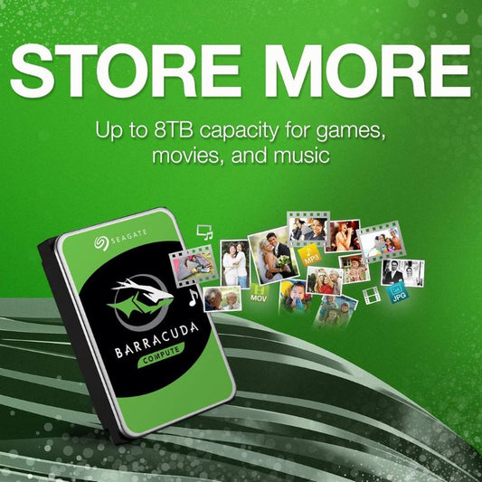 Seagate BarraCuda 2TB | Internal Hard Drive | 3.5 Inch SATA 6Gb/s | 7200 RPM | ST2000DM008