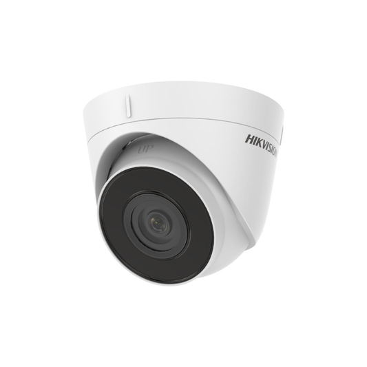 "Hikvision 4 MP Fixed Turret Network Dome Camera|DS-2CD1343G0-I|High quality imaging |Advanced infrared technology with long IR range -UF: Built-in microphone for real-time audio security
