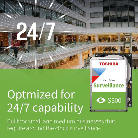 Toshiba 6TB AV HDD | 3.5” SATA Internal Hard Drive | Surveillance Storage