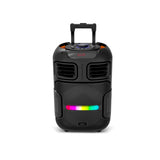 FINGERS RollingParties-51 Trolley Speaker | 50W High-Octane Sound | 2 Wireless Mics Included | 15-Hour Playtime | 12" Powerful Driver | RGB Party Lights