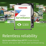 Toshiba 6TB AV HDD | 3.5” SATA Internal Hard Drive | Surveillance Storage