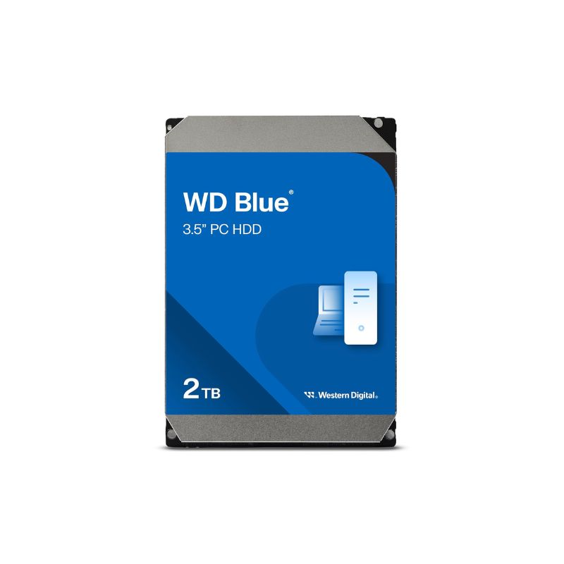Western Digital 2TB Internal HDD | 3.5" Desktop Hard Drive | SATA III 6.0Gb/s | WD Blue Storage