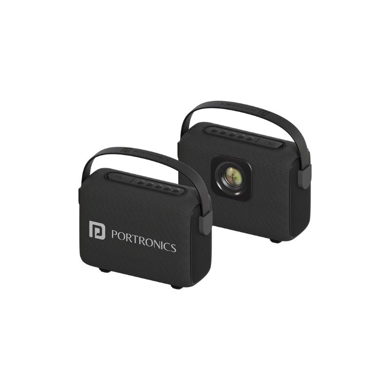 Portronics Resonate (POR 2392) | 15W Portable Bluetooth Speaker | Elegant Fabric Finish | Deep Bass & Crystal Clarity | Hands-free Calling | Black