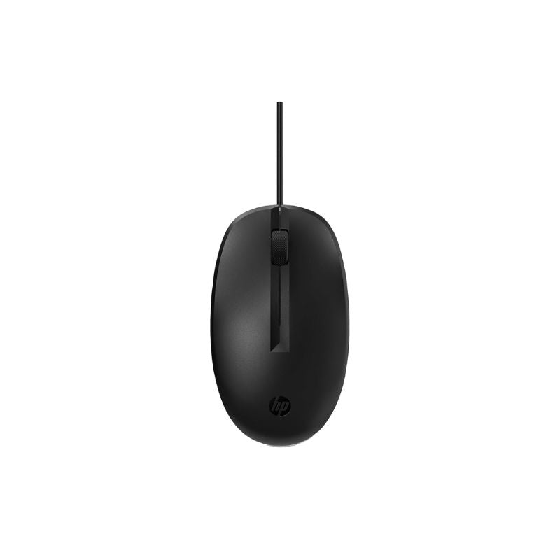 HP 125 Wired Mouse | Comfortable Ergonomic Design | High-Precision Optical Tracking | USB Plug & Play Connectivity | Smooth Cursor Control | Reliable Everyday Office Mouse
