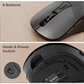 Zebronics Zeb Blanc 10 Wireless Mouse | Dual Mode 2.4GHz + Bluetooth | Rechargeable Battery | 800/1200/1600 DPI | Silent Click | 6 Buttons