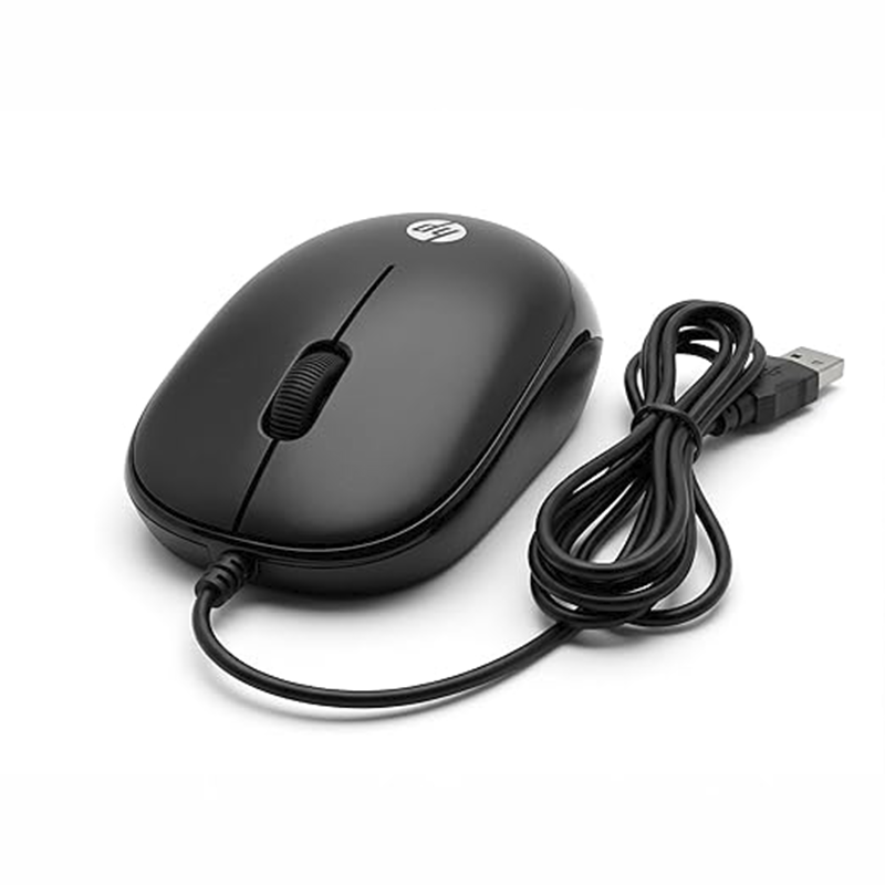 HP 115 Wired Mouse | High-Precision Optical Tracking | Ergonomic Comfortable Design | USB Plug & Play Connectivity | Smooth Cursor Control | Reliable Everyday Office Mouse