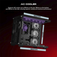 daWg W-Y Series 820 Computer Case (Black) | Mid Tower PC Cabinet | Micro-ATX & Mini-ITX Compatible | Durable Metal Chassis | Home, Office & Gaming PC Build