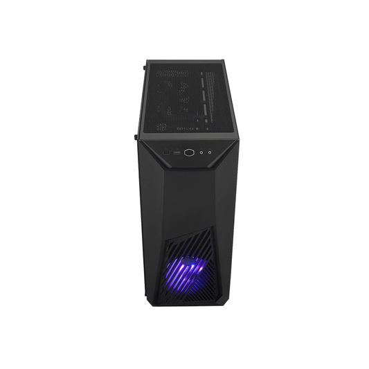 Cooler Master K501L RGB MasterBox Mid-Tower Gaming PC Case – Black, Tempered Glass, ARGB