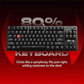 W-dawg W24101 USB Wired Mechanical Mechanical Gaming Keyboard (HIGHKEY 373) | High-Performance Mechanical Keys | Anti-Ghosting | PC & Laptop Compatible | Gaming & Office Use