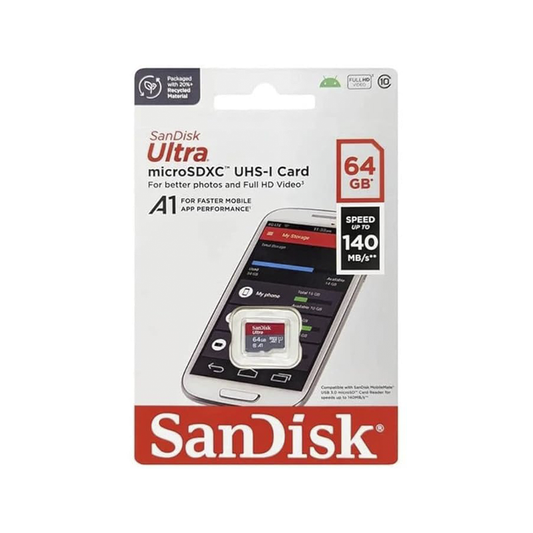 SDK Ultra 64GB SD Memory Card UHS-I 140MB/s High-Speed Storage for Cameras, Camcorders & Devices