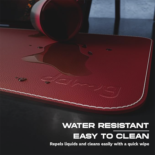 daWg KEYMAT L1 Desk Mat | Extended Gaming Mouse Pad with Anti-Slip Rubber Base | Smooth Surface for Keyboard & Mouse | Office, Gaming & Workstation Desk Mat