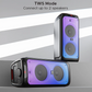 boAt PartyPal 390 Bluetooth Party Speaker | 160W Signature Sound | TWS Mode | Dual Karaoke Mic Inputs | Up to 6 Hours Playback | Flame LED Lights | EQ Modes | Bluetooth v5.3 | AUX, USB & TF Card Support | USB Type-C Charging