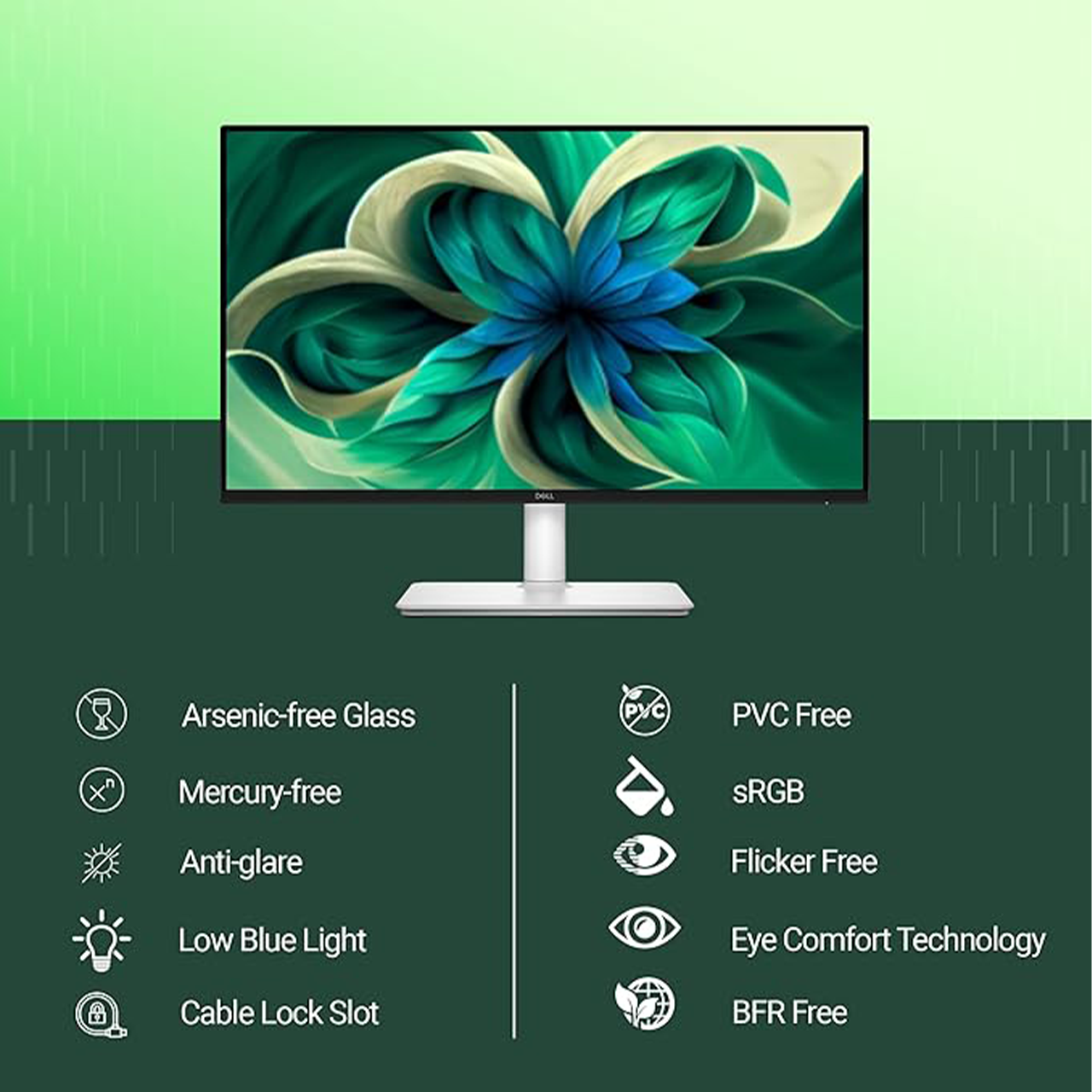 Dell S2425HSM 24-Inch Full HD Monitor | IPS Panel| Ultra-Thin Bezels|75Hz Refresh Rate|AMD FreeSync|ilt for Home| Entertainment with HDMI Connectivity