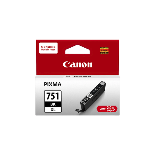 Canon CLI-751 XL BK/C/M/Y High Capacity Ink Cartridge Set for PIXMA Printers | Genuine Dye Ink | Vibrant Photo & Color Printing | Extra Yield Ink Pack
