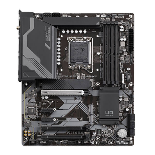 Gigabyte Z790 UD DDR5 Motherboard | Intel LGA1700 | Supports 12th, 13th & 14th Gen Intel Core Processors | DDR5 Up to 192GB | PCIe 5.0 | Triple M.2 NVMe | 2.5GbE LAN | ATX