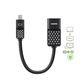 Belkin Mini Display Port to HDMI Adapter 4K Compatible with Laptop| Black| HDMI connector| 2 years warranty