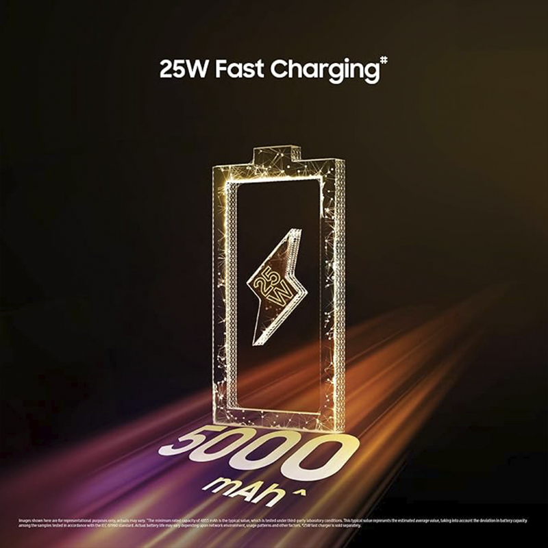 Samsung M06 5G Smartphone – MediaTek Dimensity 6300, 6GB RAM, 128GB Storage, Android 15, 50MP Camera, 5000mAh Battery