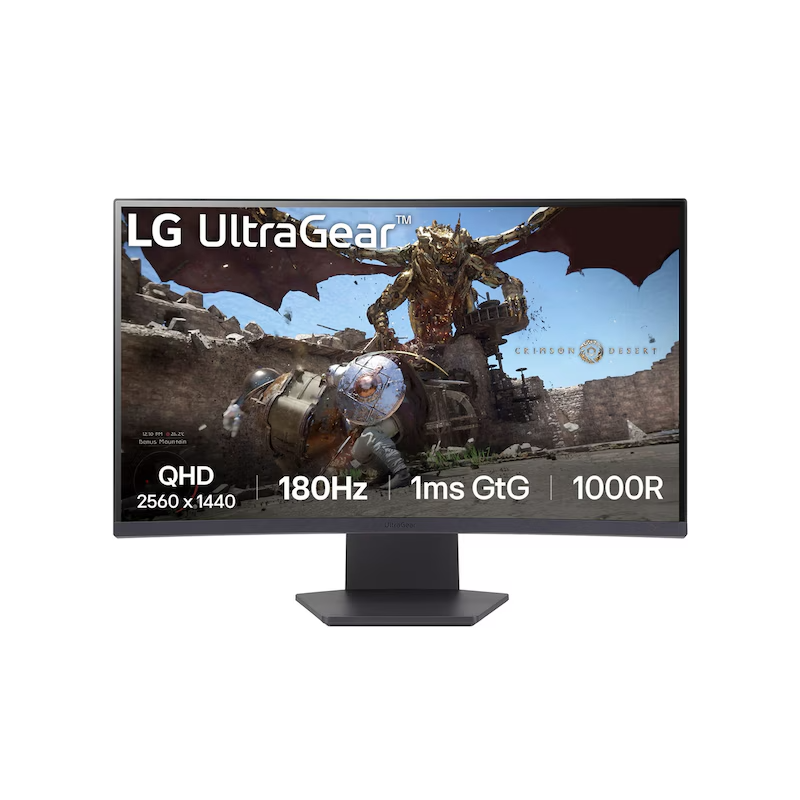 LG 27GS60QC-B.ATRQ 27-Inch Curved Gaming Monitor | QHD VA | 180Hz | 1ms | HDR10 | FreeSync | HDMI & DisplayPortI prefer this response