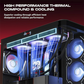daWg W-L360AIO 360MM AIO Liquid CPU Cooler (Black) | Triple 120mm Fans | Intel & AMD Compatible | High-Performance Water Cooling for Gaming & Workstation PCs