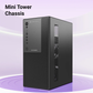 Zebronics Zeb Force Black Cabinet | Mid Tower ATX Cabinet | USB 3.0 | Tempered Side Panel | Advanced Airflow | Black