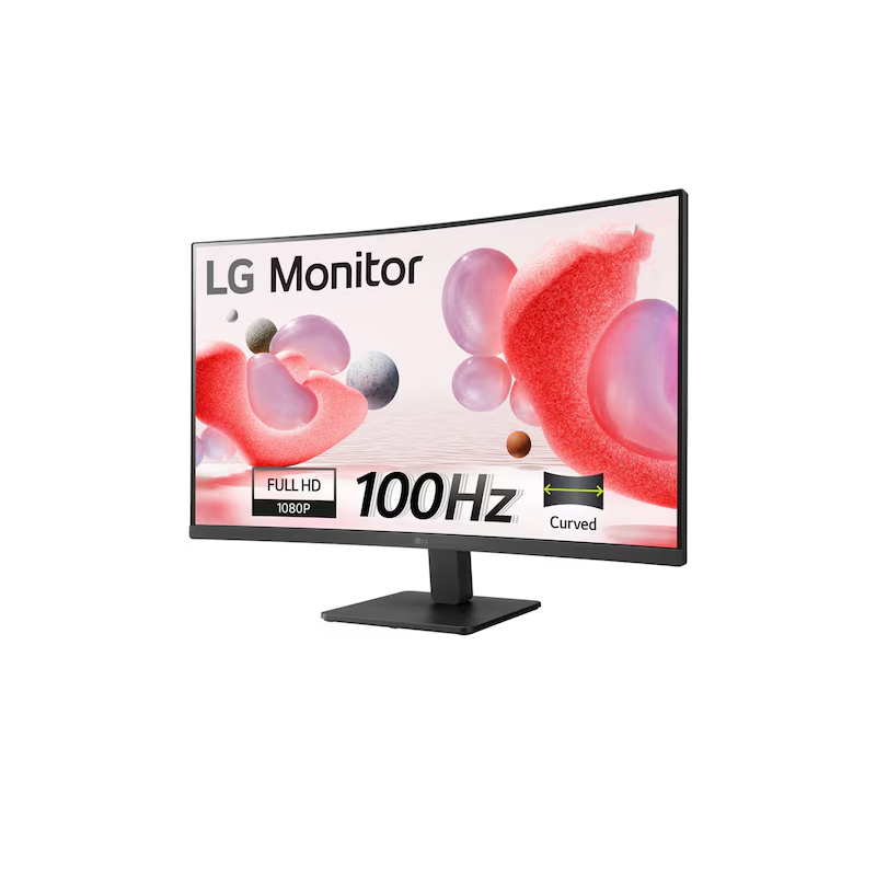 LG 32MR50C-B.ATRQ | 32-inch Curved Monitor | Full HD Display | 100Hz Refresh Rate | Eye Comfort Technology | HDMI Connectivity | Ultra Slim Design
